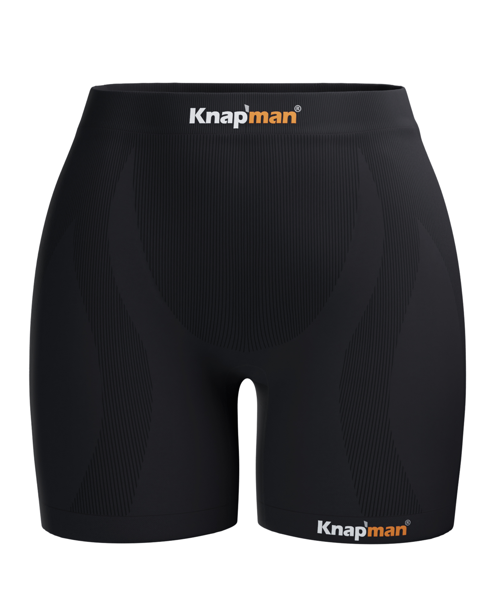 Knapman Womens' Zoned Compression Shorts 45% MIDI Black